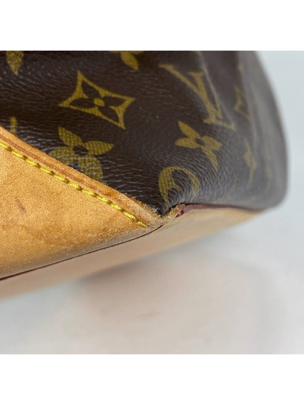 Louis Vuitton Cabas Mezzo Shoulder Bag Tote Monogram Brown - Picture 3 of 7